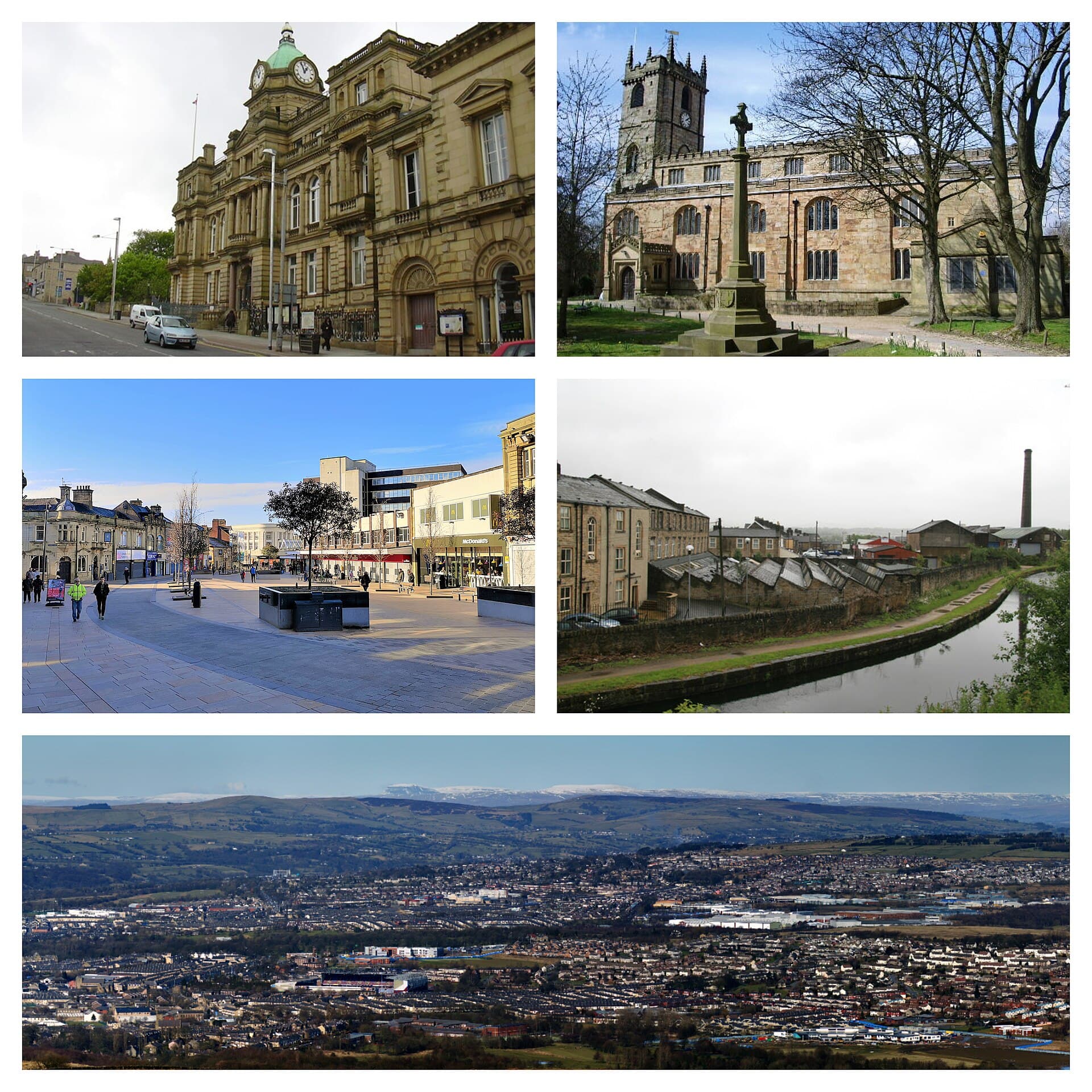 A view of Burnley