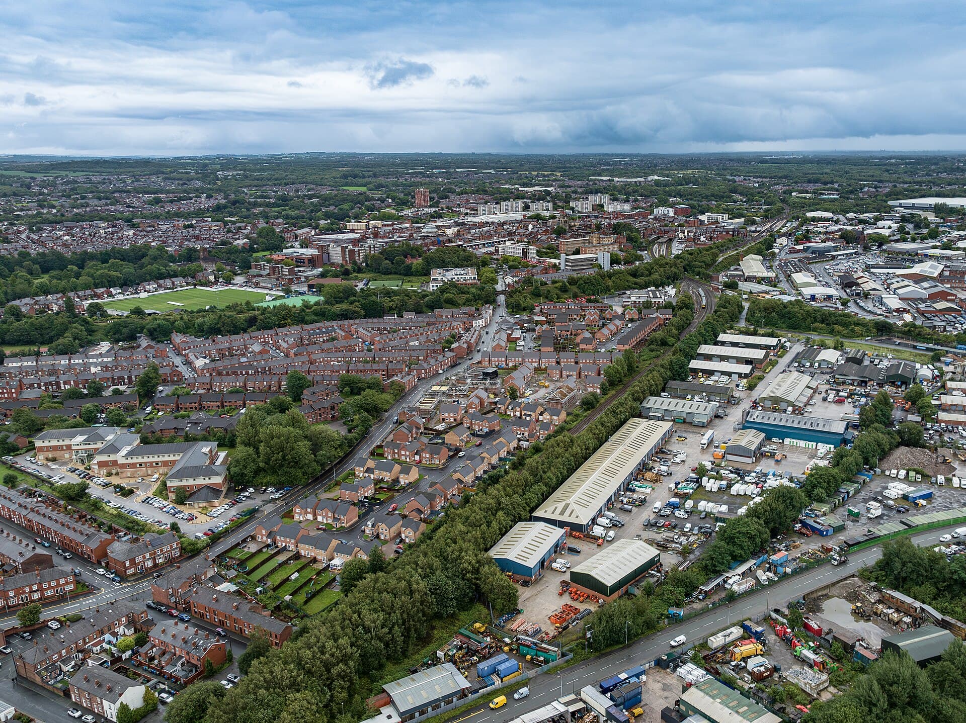 A view of Wigan